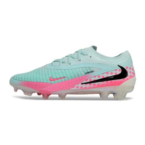 Chuteira Campo Nike Phantom GX 6 Elite FG Azul e Rosa
