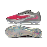 Chuteira Campo Nike Phantom GX 6 Elite FG Cinza e Rosa - imagem 2
