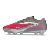 Chuteira Campo Nike Phantom GX 6 Elite FG Cinza e Rosa - imagem 1