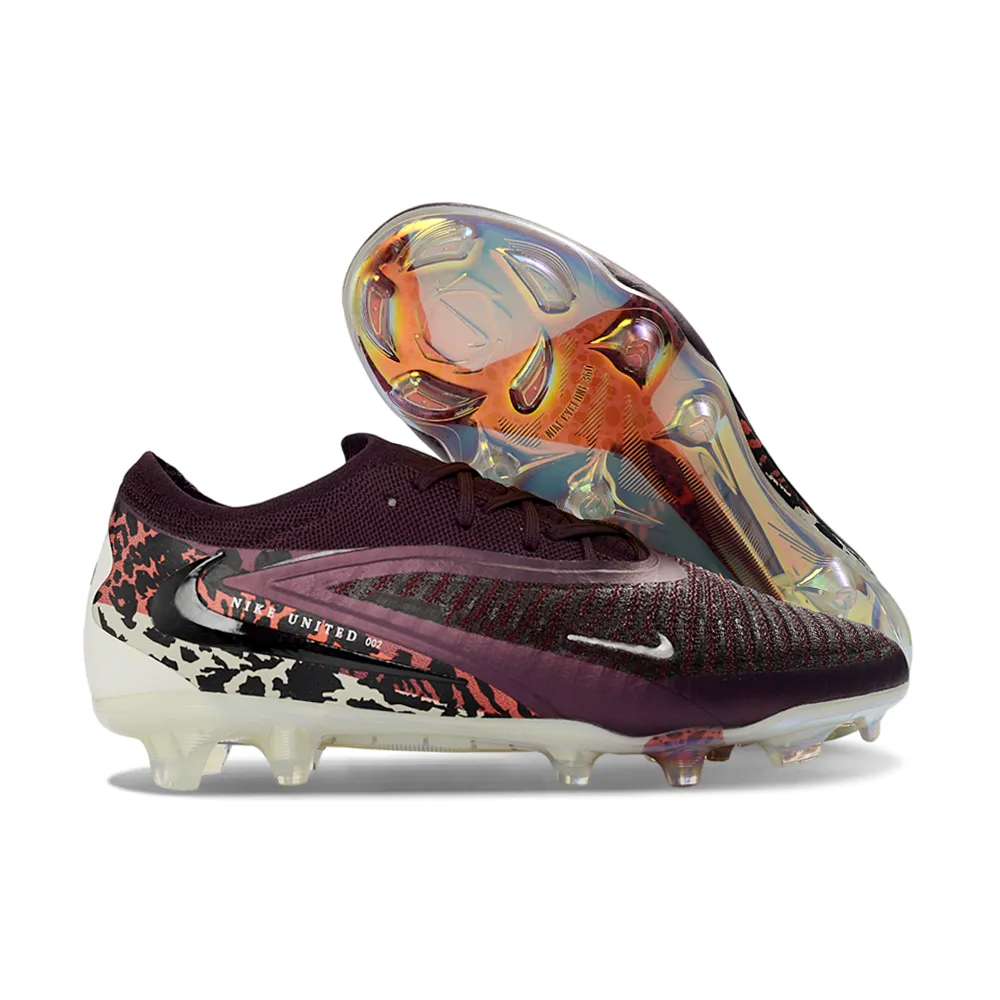 Chuteira Campo Nike Phantom GX 6 Elite FG Vinho