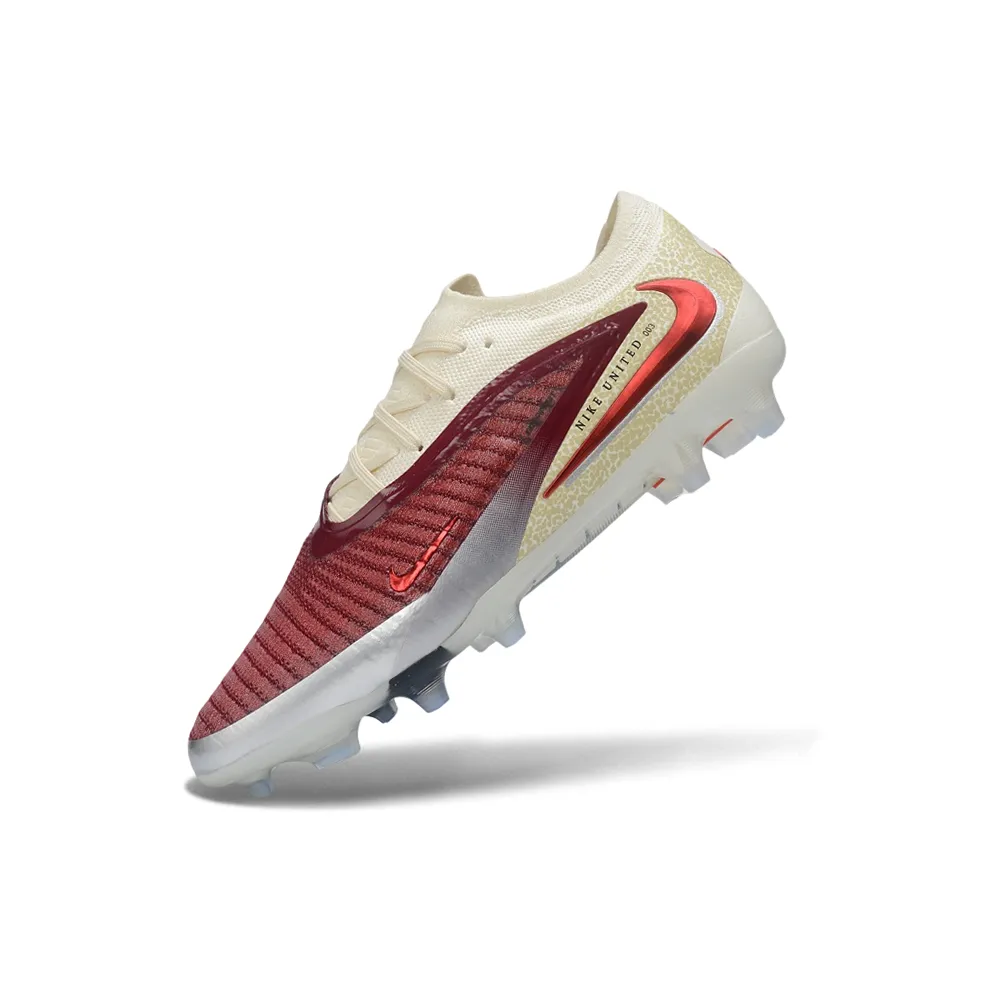Chuteira Campo Nike Phantom GX 6 Elite FG Marrom e Bege