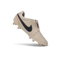 Chuteira Campo Nike Tiempo Ligera Pro FG Bege - imagem 2