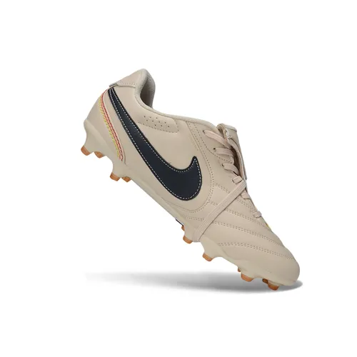 Chuteira Campo Nike Tiempo Ligera Pro FG Bege