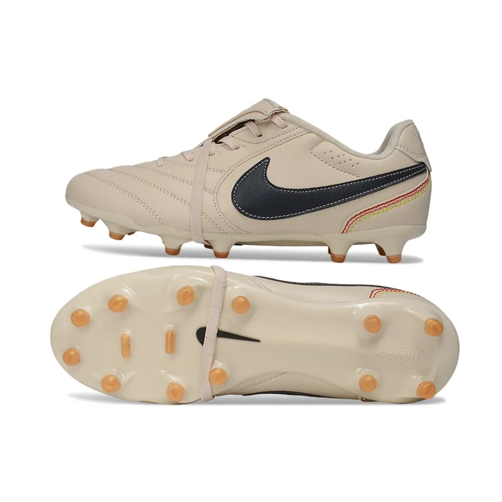 Chuteira Campo Nike Tiempo Ligera Pro FG Bege