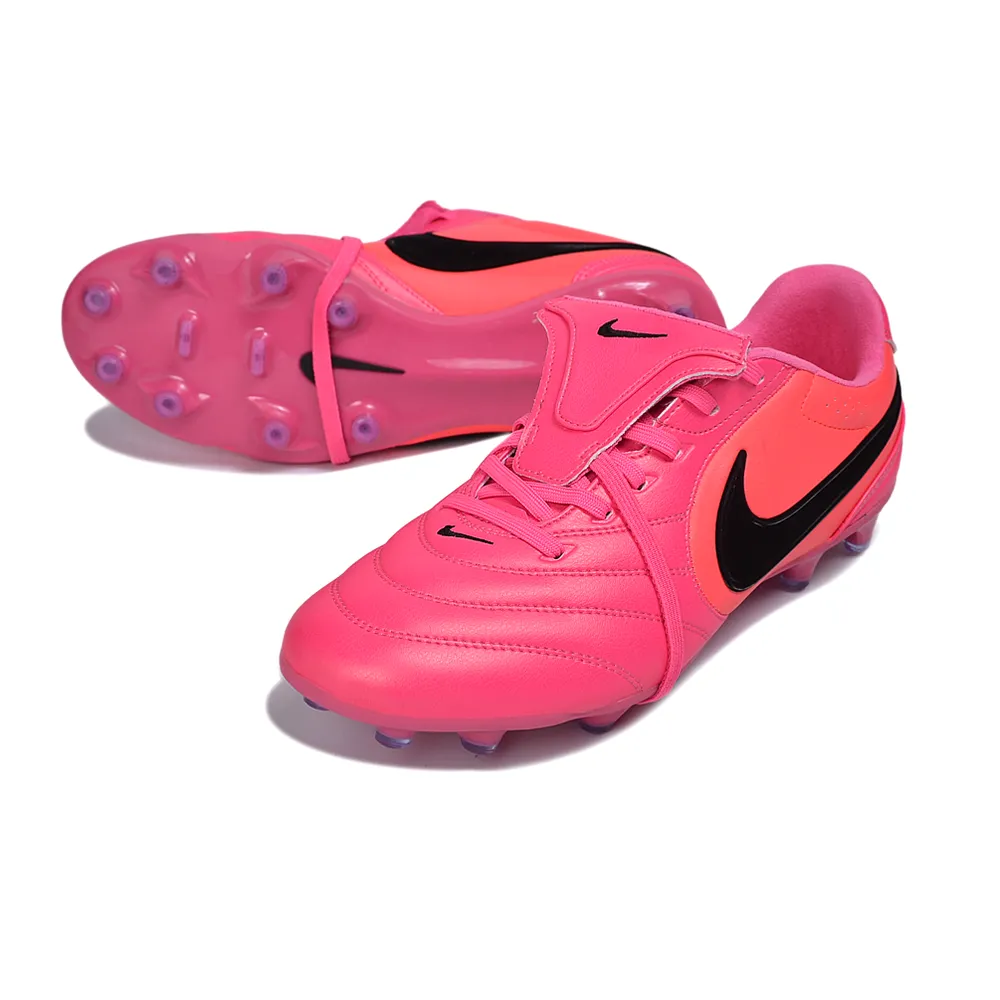 Chuteira Campo Nike Tiempo Ligera Pro FG Rosa