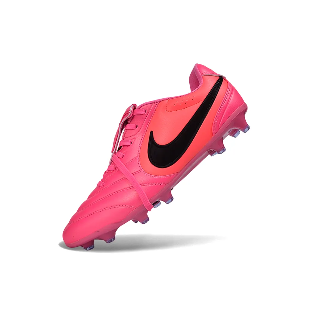 Chuteira Campo Nike Tiempo Ligera Pro FG Rosa