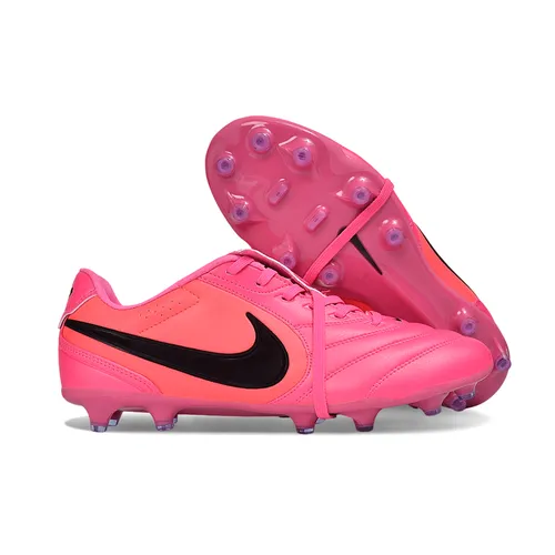 Chuteira Campo Nike Tiempo Ligera Pro FG Rosa