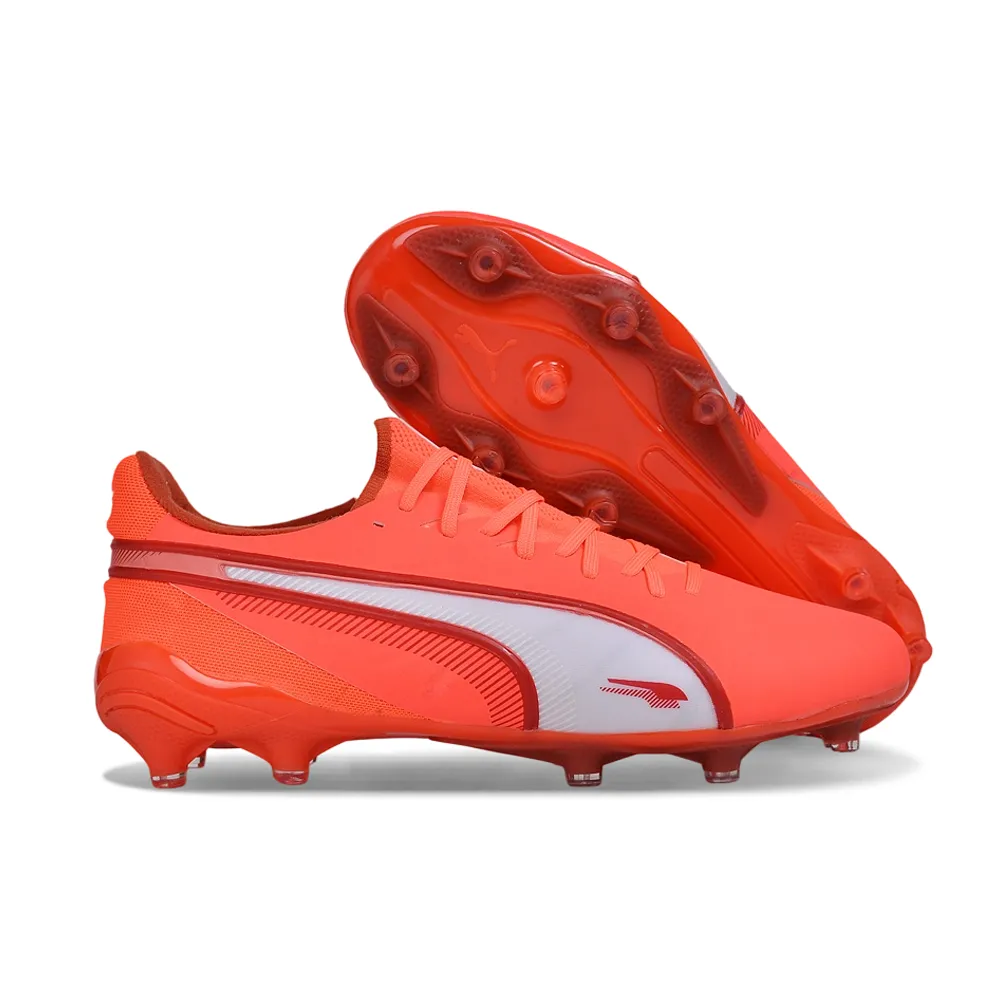 Chuteira Campo Puma King Ultimate FG Laranja
