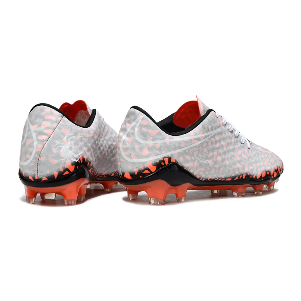 Chuteira Campo Nike Retrô Hypervenom Phantom I FG Preto e Laranja