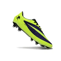 Chuteira Campo Nike Retrô Hypervenom Phantom I FG Verde Neon e Azul - imagem 2