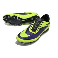 Chuteira Campo Nike Retrô Hypervenom Phantom I FG Verde Neon e Azul - imagem 4