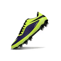 Chuteira Campo Nike Retrô Hypervenom Phantom I FG Verde Neon e Azul - imagem 3