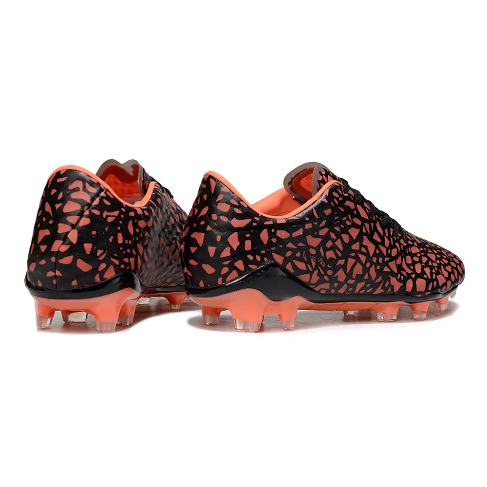 Chuteira Campo Nike Retrô Hypervenom Phantom I FG Preto e Laranja