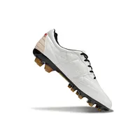 Chuteira Campo Nike Retrô Tiempo Legend R10 Elite Branco e Vermelho - imagem 3