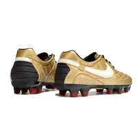 Chuteira Campo Nike Retrô Tiempo Legend R10 Elite Dourado - imagem 3
