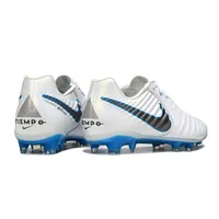 Chuteira Campo Nike Retrô Tiempo Legend 7 Elite FG Branco e Azul - imagem 6