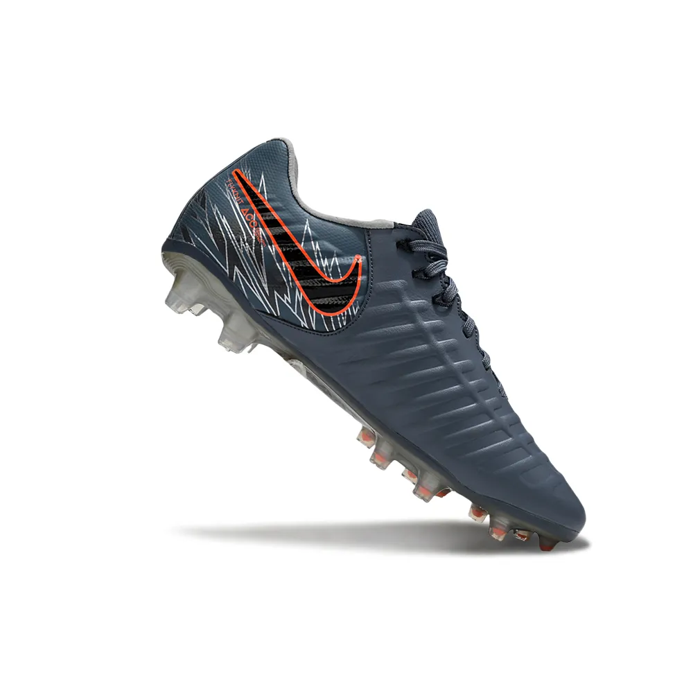 Chuteira Campo Nike Retrô Tiempo Legend 7 Elite FG Cinza