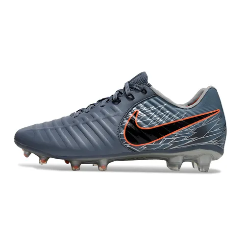 Chuteira Campo Nike Retrô Tiempo Legend 7 Elite FG Cinza