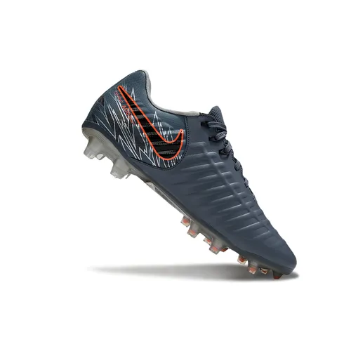 Chuteira Campo Nike Retrô Tiempo Legend 7 Elite FG Cinza