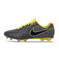 Chuteira Campo Nike Retrô Tiempo Legend 7 Elite FG Preto e Amarelo - imagem 1