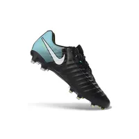 Chuteira Campo Nike Retrô Tiempo Legend 7 Elite FG Preto e Azul - imagem 4