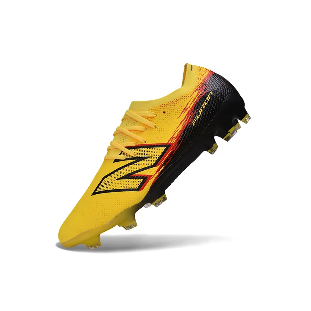 Chuteira Campo New Balance Furon V8 Elite FG Amarelo e Preto