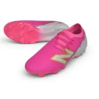 Chuteira Campo New Balance Furon V8 Elite FG Rosa e Prata - imagem 4
