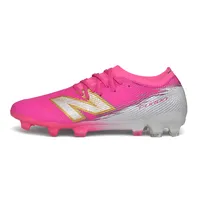 Chuteira Campo New Balance Furon V8 Elite FG Rosa e Prata - imagem 1
