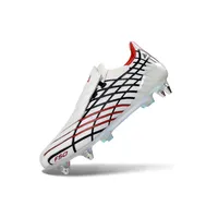 Chuteira Campo Adidas F50 Spider Remake Ponta de Alumínio Branco, Vermelho e Preto - imagem 6