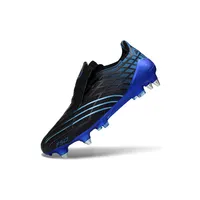 Chuteira Campo Adidas F50 Spider Remake Ponta de Alumínio Preto e Azul - imagem 3