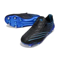 Chuteira Campo Adidas F50 Spider Remake Ponta de Alumínio Preto e Azul - imagem 5