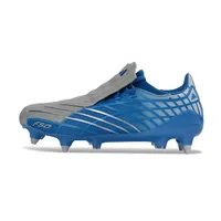 Chuteira Campo Adidas F50 Spider Remake Ponta de Alumínio Azul e Cinza - imagem 1