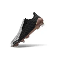 Chuteira Campo Adidas F50 Spider Remake Ponta de Alumínio Branco e Preto - imagem 3