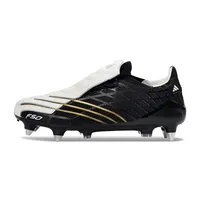 Chuteira Campo Adidas F50 Spider Remake Ponta de Alumínio Branco, Preto e Dourado - imagem 1