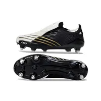 Chuteira Campo Adidas F50 Spider Remake Ponta de Alumínio Branco, Preto e Dourado - imagem 6