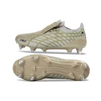 Chuteira Campo Adidas F50 Spider Remake Ponta de Alumínio Bege - imagem 6