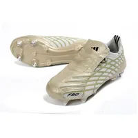 Chuteira Campo Adidas F50 Spider Remake Ponta de Alumínio Bege - imagem 4