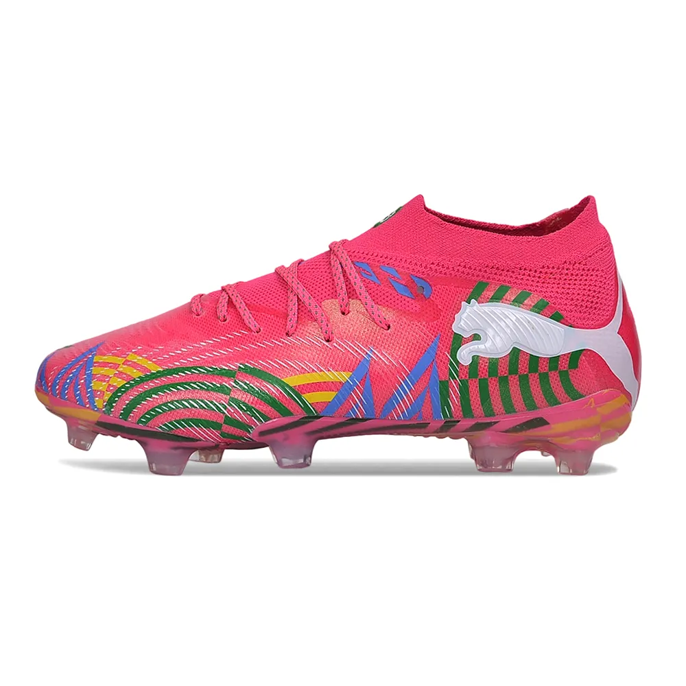 Chuteira Campo Puma Future 9 FG Rosa