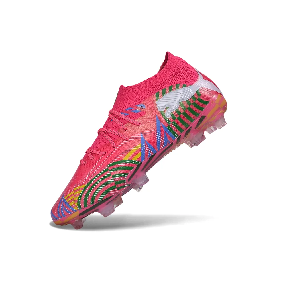 Chuteira Campo Puma Future 9 FG Rosa