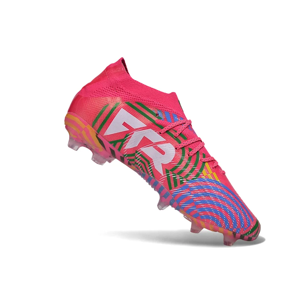 Chuteira Campo Puma Future 9 FG Rosa