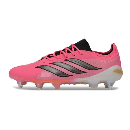 Chuteira Campo Adidas Predator 26 Elite Ponta de Aluminio Rosa