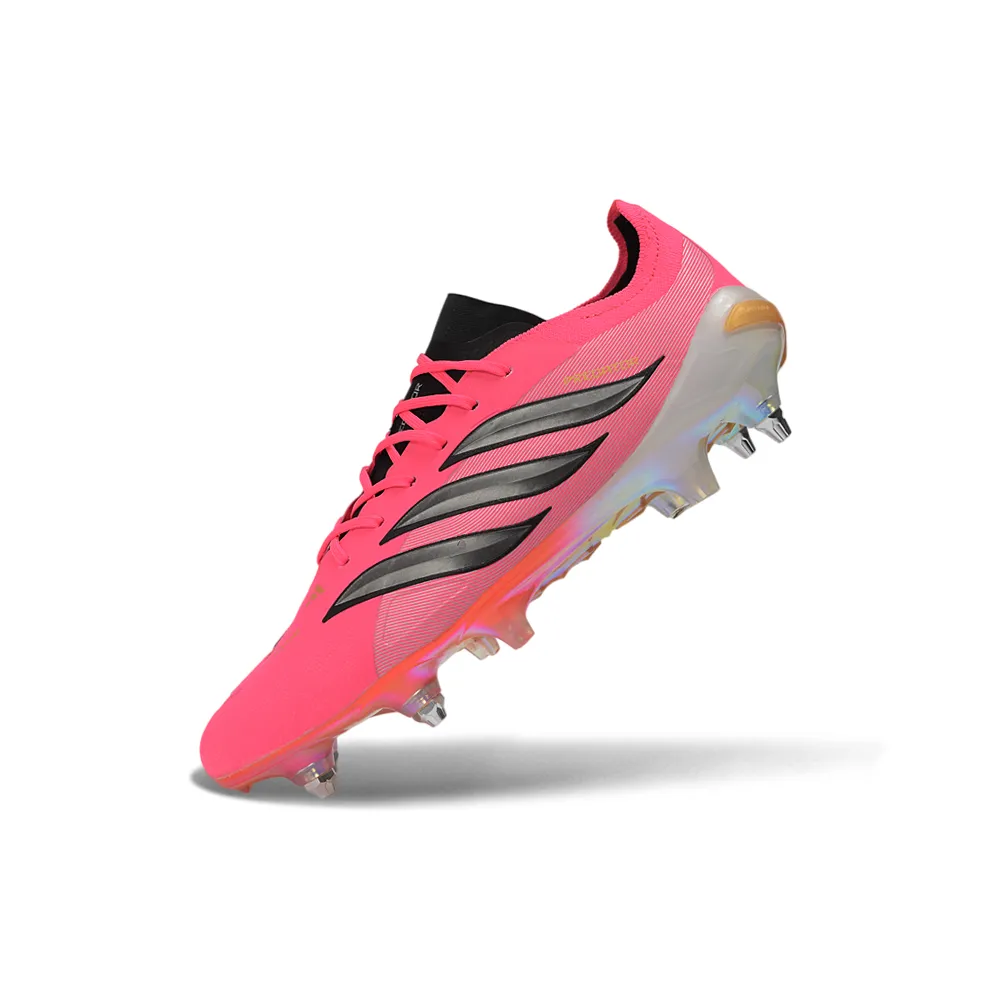 Chuteira Campo Adidas Predator 26 Elite Ponta de Aluminio Rosa