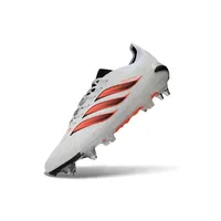 Chuteira Campo Adidas Predator 26 Elite Ponta de Aluminio Branco, Preto e Laranja - imagem 7