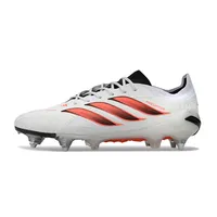 Chuteira Campo Adidas Predator 26 Elite Ponta de Aluminio Branco, Preto e Laranja - imagem 1