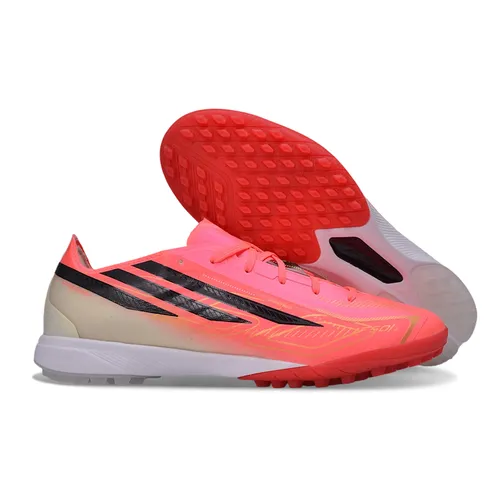 Chuteira Society Adidas F50 Hyperfast TF Rosa