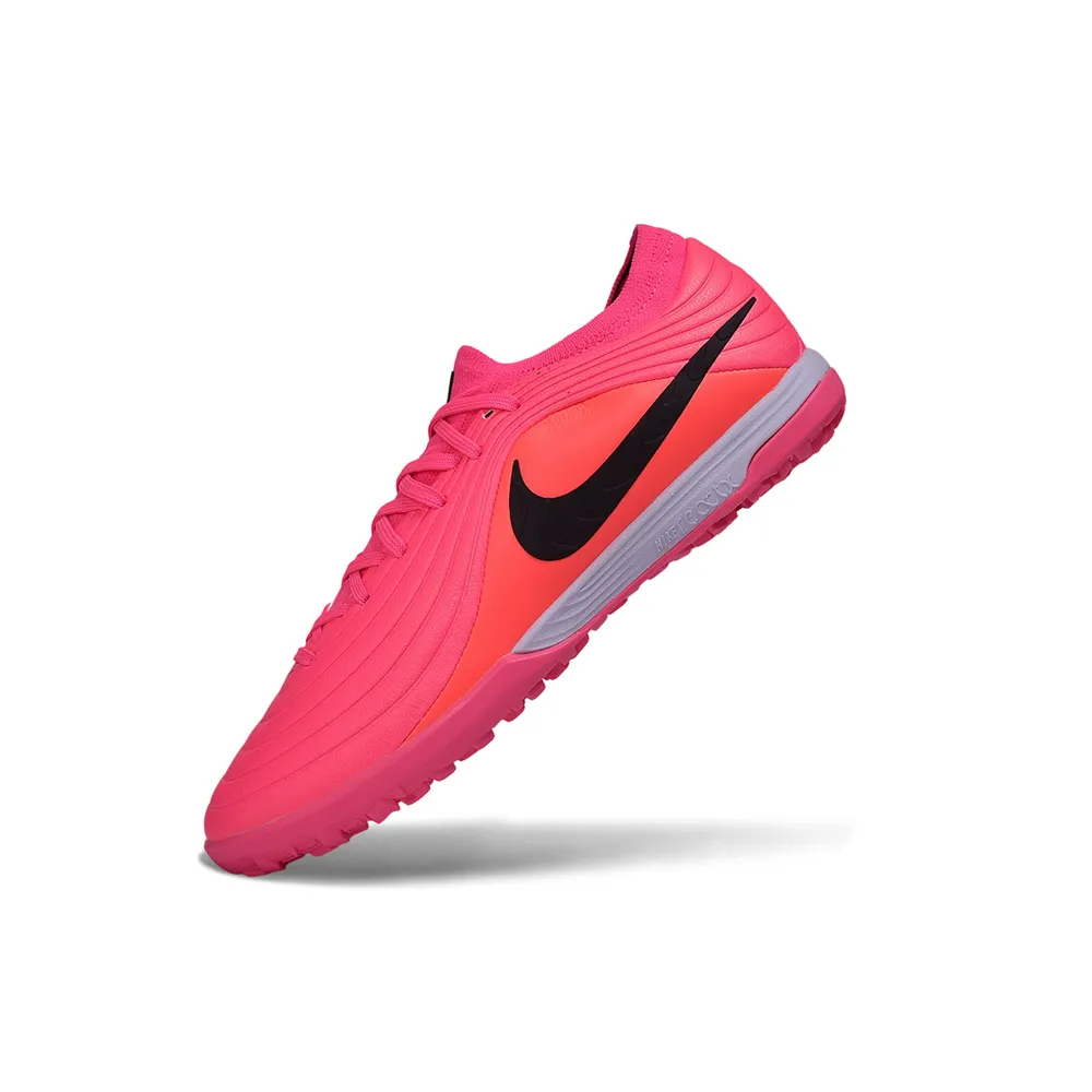 Chuteira Society Nike Tiempo Maestro TF Rosa