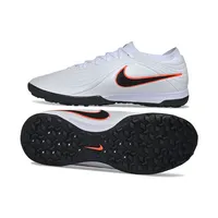 Chuteira Society Nike Tiempo Maestro TF Branco, Preto e Laranja - imagem 3