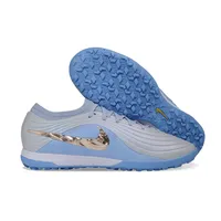 Chuteira Society Nike Tiempo Maestro TF Azul e Dourado - Showtime Pack - imagem 2