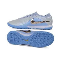 Chuteira Society Nike Tiempo Maestro TF Azul e Dourado - Showtime Pack - imagem 3