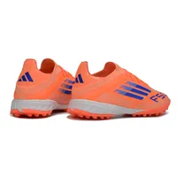 Chuteira Society Adidas F50 TF Laranja e Azul - imagem 5
